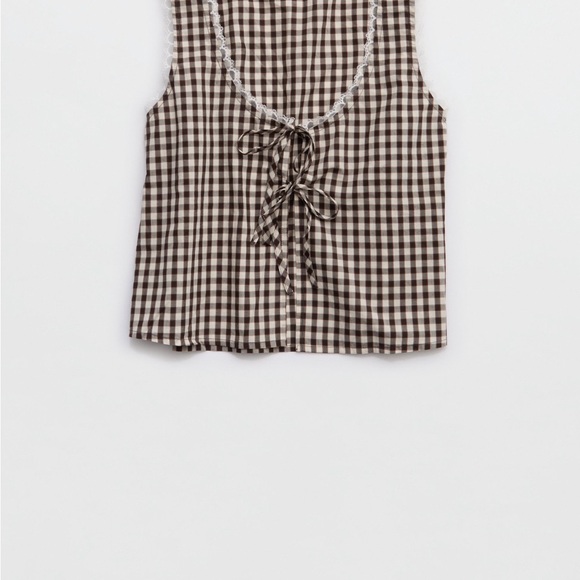 Aerie poplin top and bottoms - Picture 7 of 9